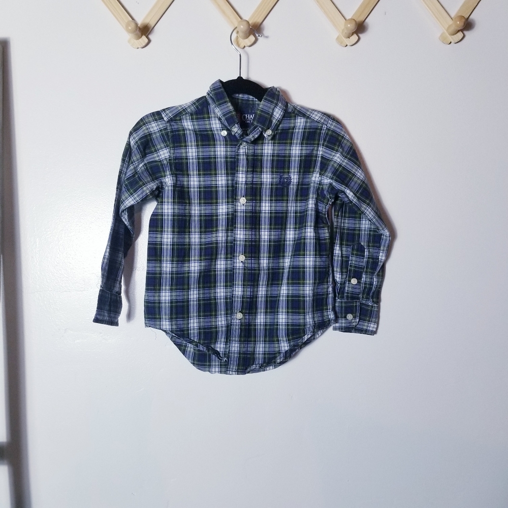 CHAPS TODDLER BOYS BUTTON DOWN SHIRT SIZE 3/3T